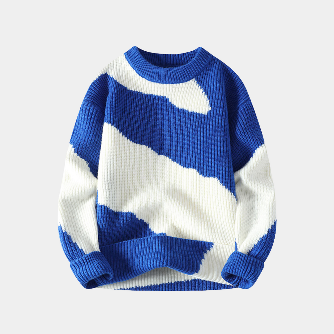 ABSTRACT WAVES SWEATER