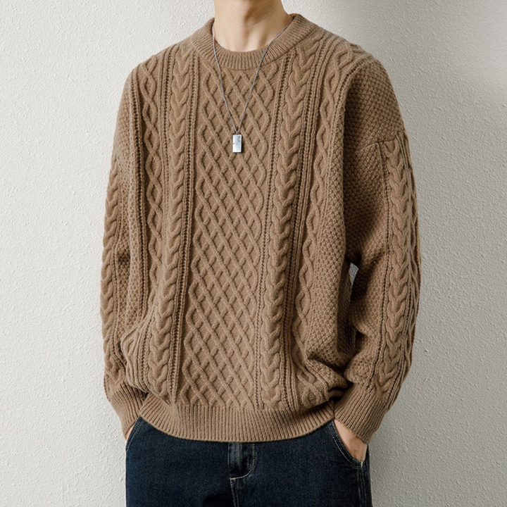 VALENTINO TEXTURED KNIT SWEATER