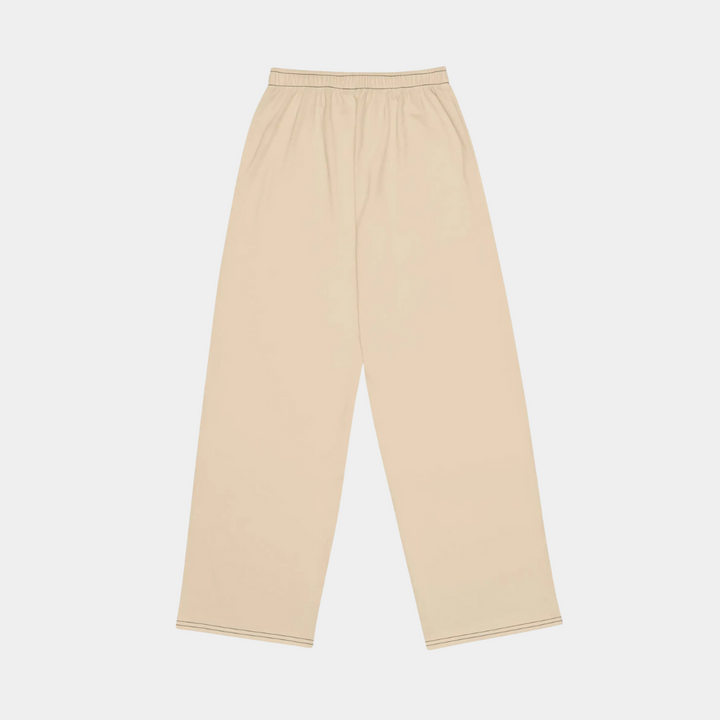 WIDE-LEG PANTS SAND