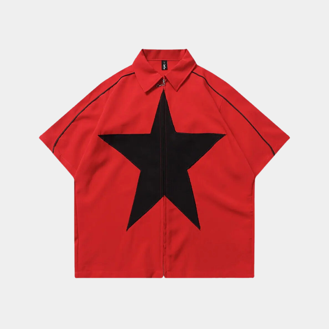 STAR ZIPPED POLO