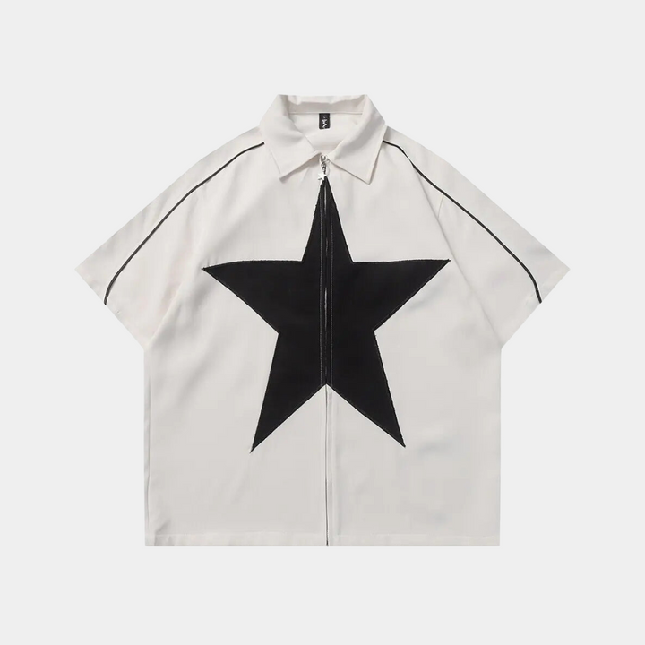 STAR ZIPPED POLO