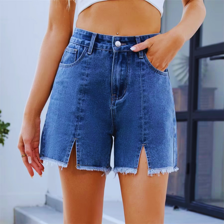 CHLOÉ HIGH-RISE SLIT SHORTS