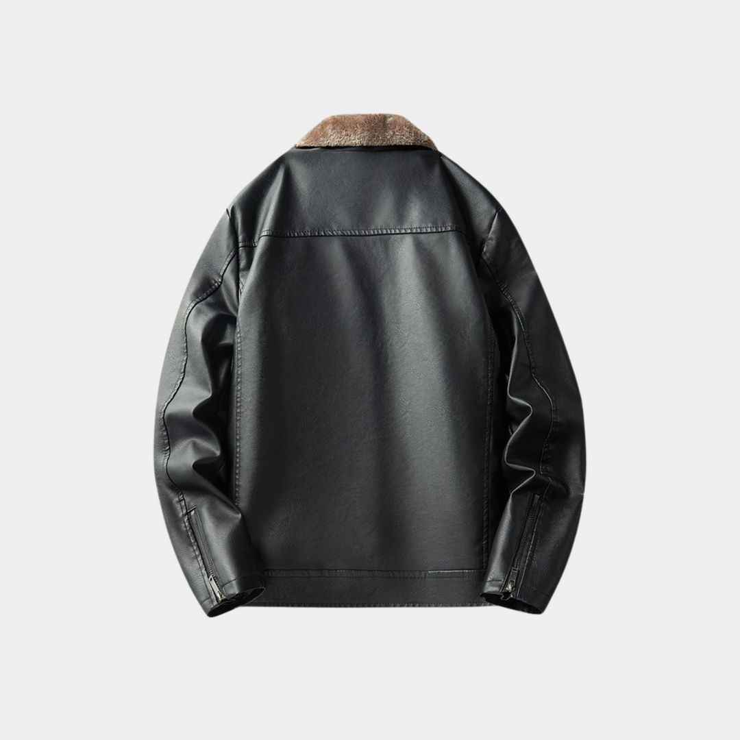 HERITAGE LEATHER AVIATOR JACKET