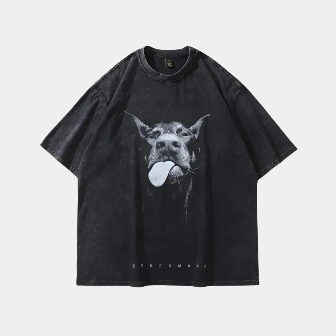 DOBERMAN OVERSIZED GRAPHIC TEE