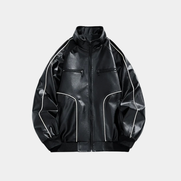 URBAN MINIMALIST LEATHER JACKET