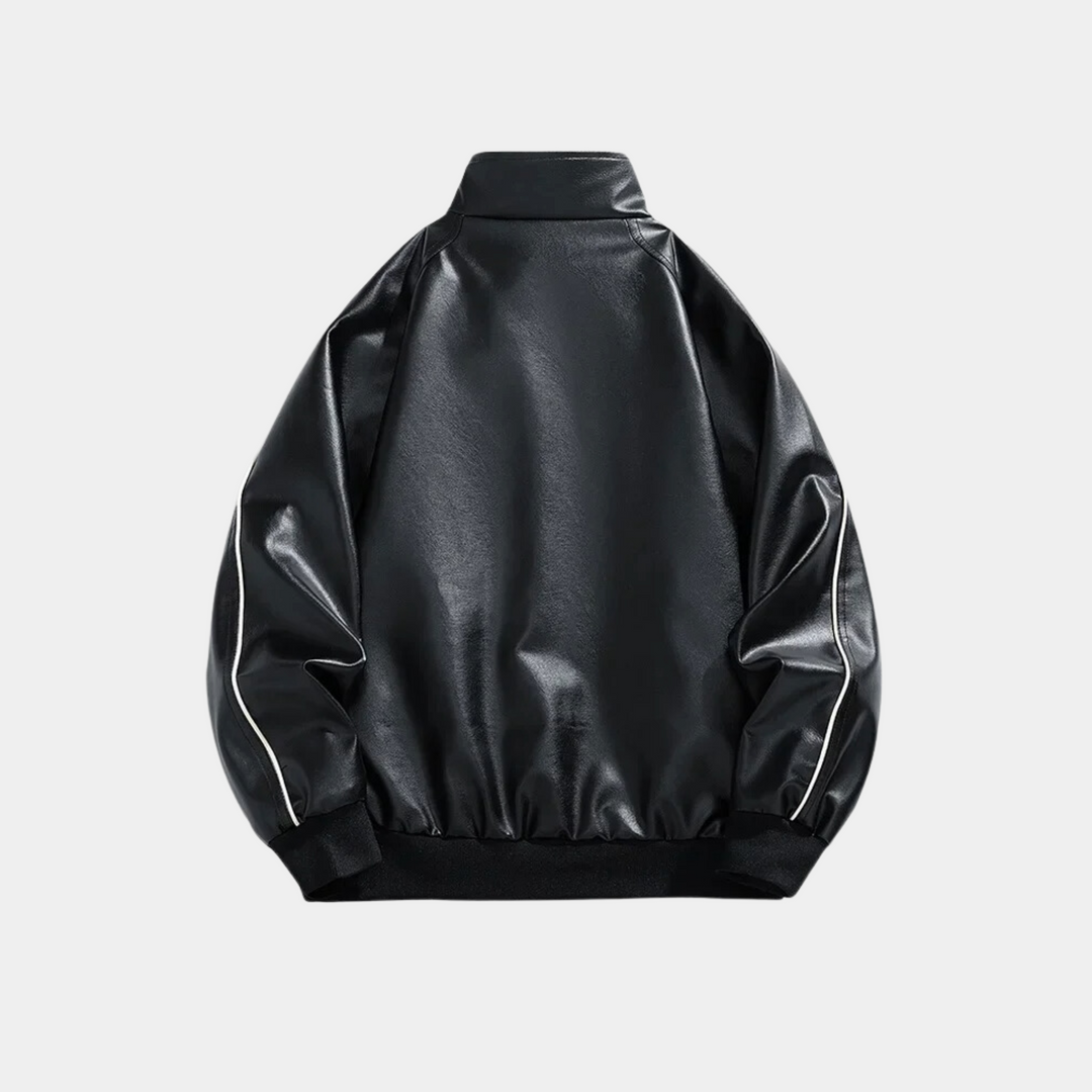 URBAN MINIMALIST LEATHER JACKET