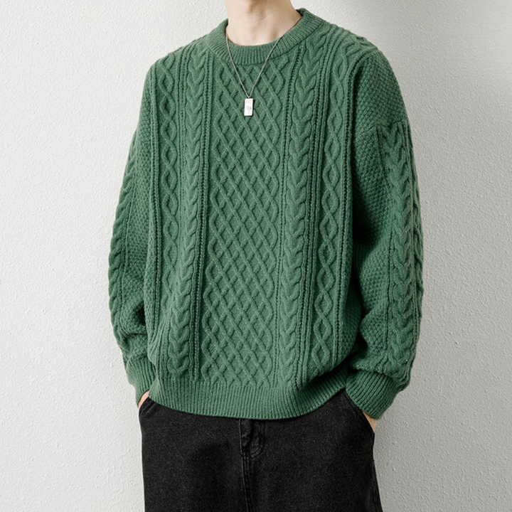 VALENTINO TEXTURED KNIT SWEATER