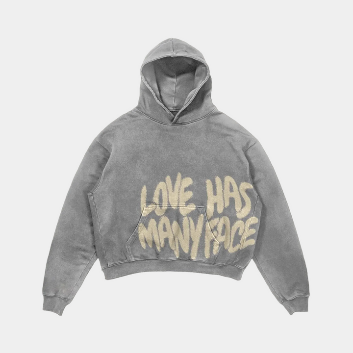 LOVE HOODIE GRAY