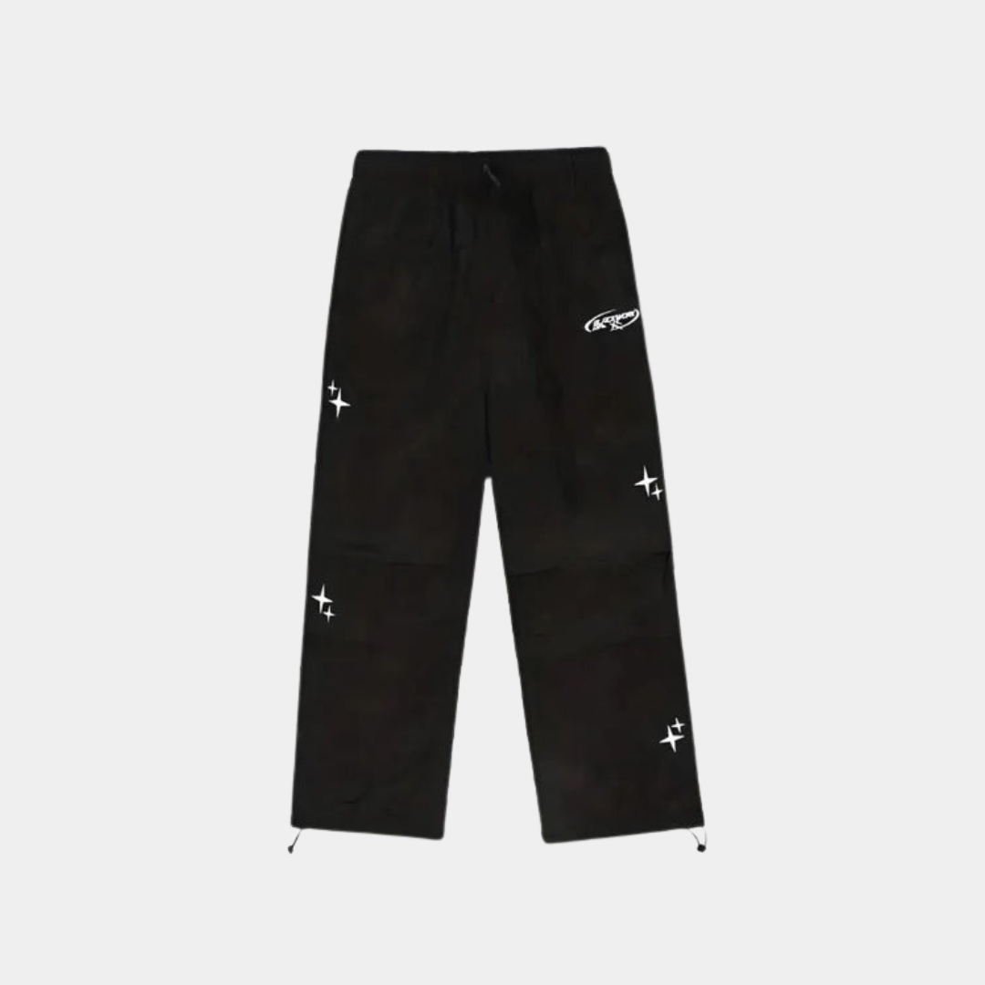 STAR OVERSIZED JOGGERS BLACK