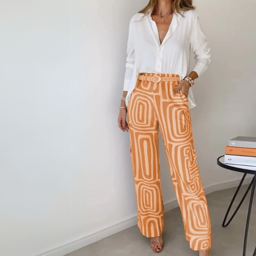 GEOMETRIC ELEGANCE PANTS
