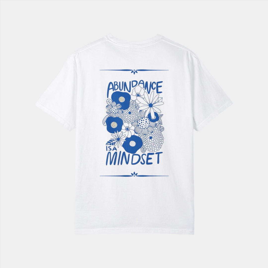 ABUNDANCE MINDSET T-SHIRT WHITE