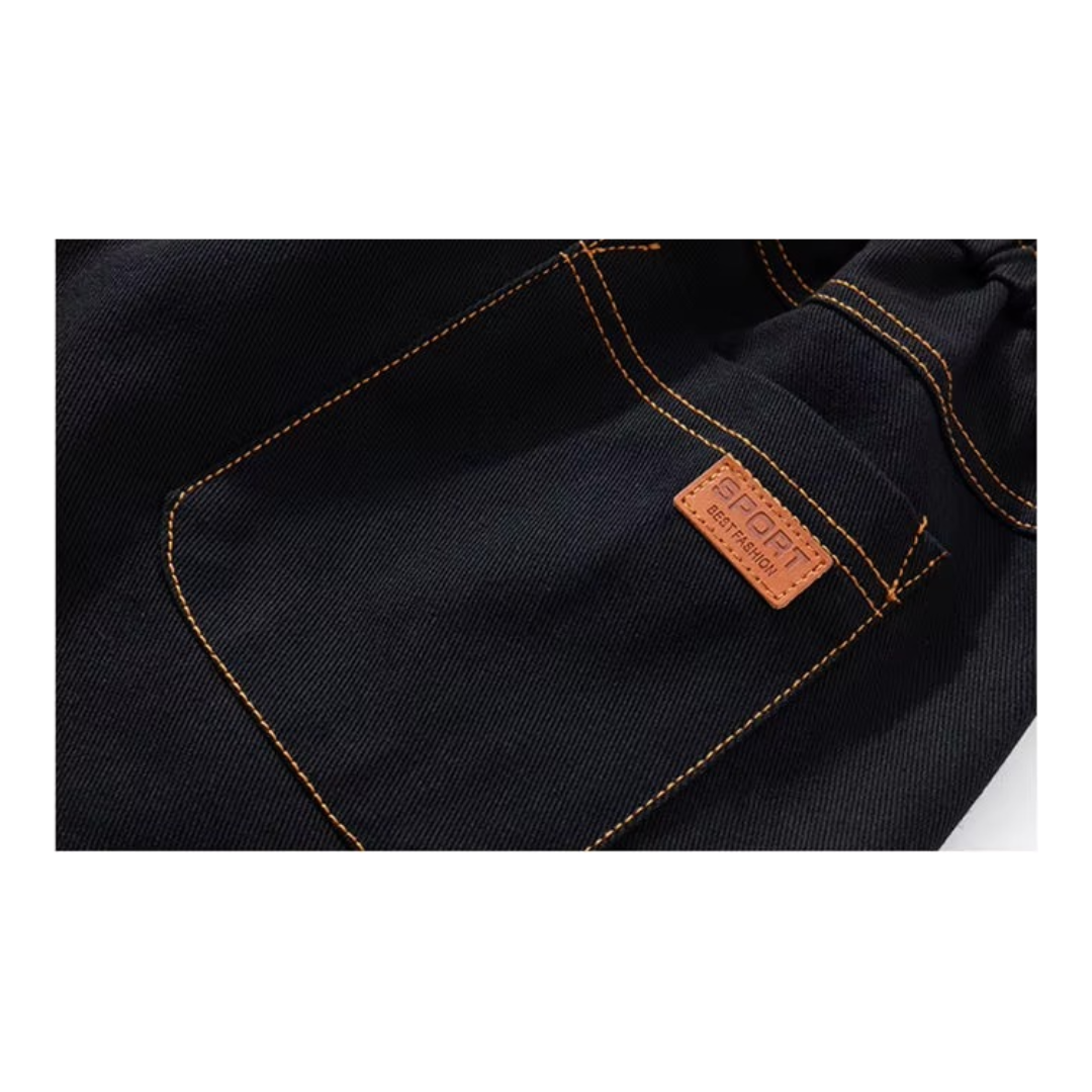 NICOLÒ CONTRAST STITCH SHORTS