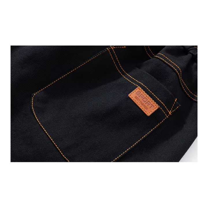 NICOLÒ CONTRAST STITCH SHORTS