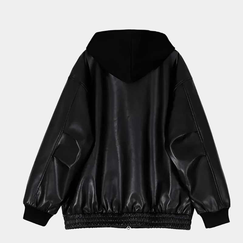 LEATHER JACKET BLACK