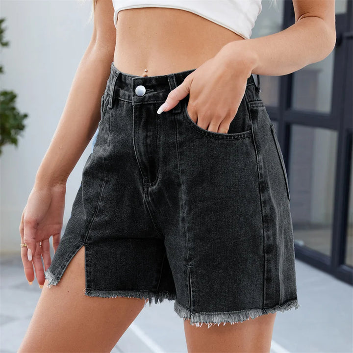CHLOÉ HIGH-RISE SLIT SHORTS