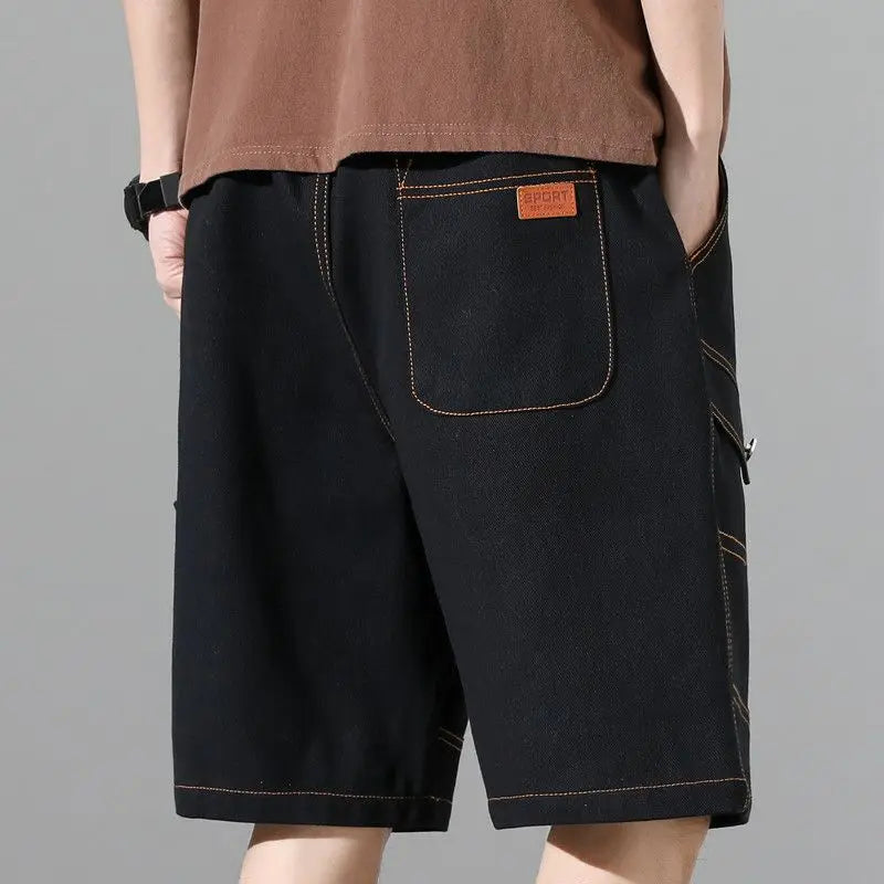 NICOLÒ CONTRAST STITCH SHORTS