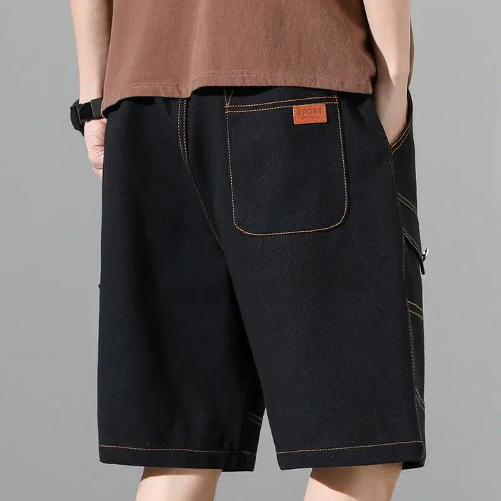 NICOLÒ CONTRAST STITCH SHORTS