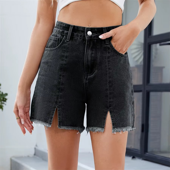 CHLOÉ HIGH-RISE SLIT SHORTS