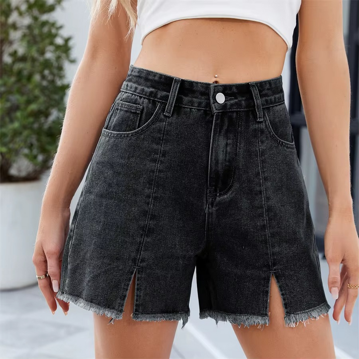 CHLOÉ HIGH-RISE SLIT SHORTS