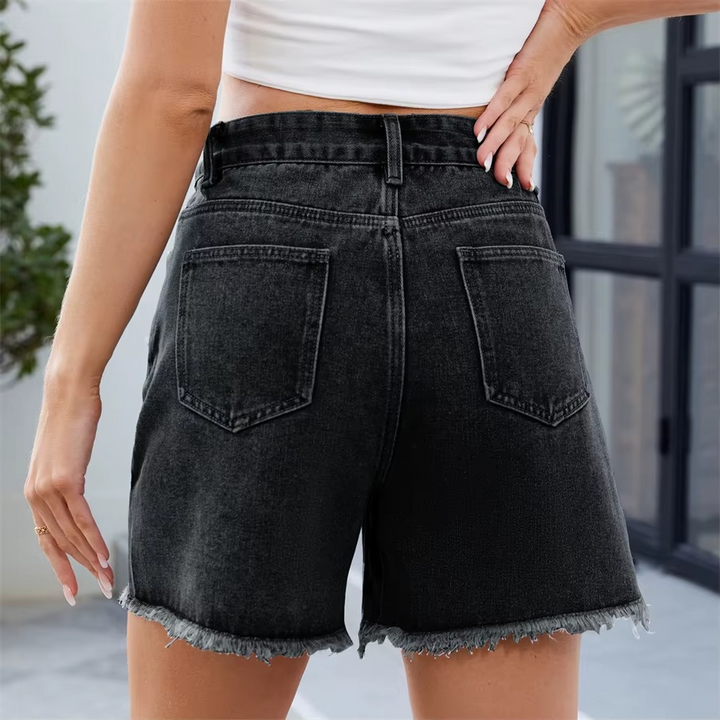 CHLOÉ HIGH-RISE SLIT SHORTS