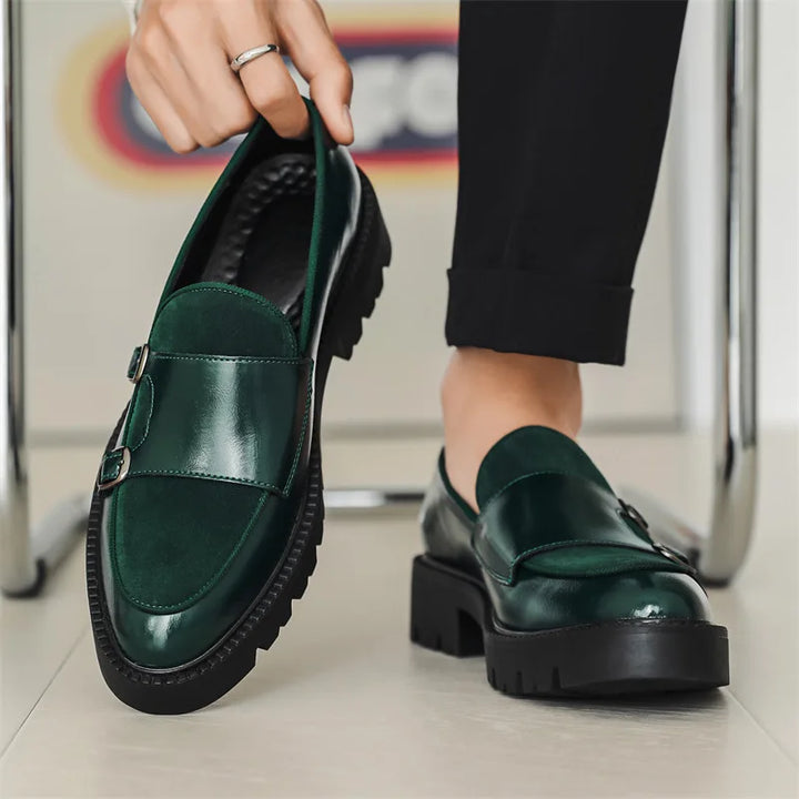 CARLO LEATHER LOAFERS