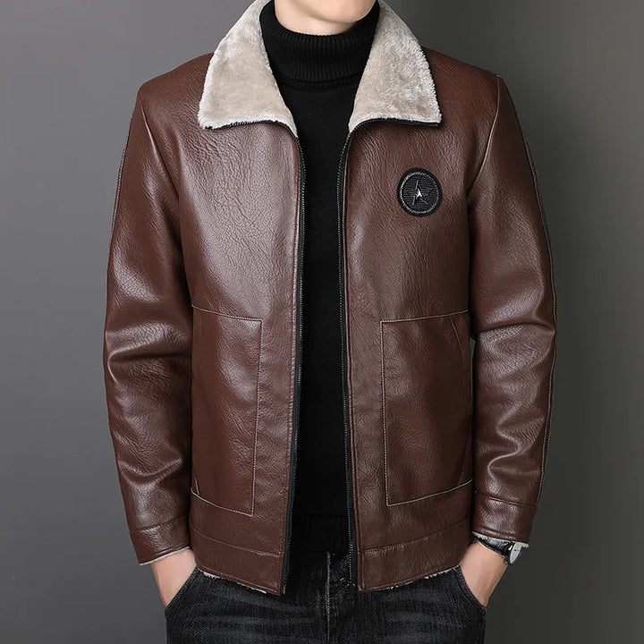 LUCA AVIATOR LEATHER JACKET